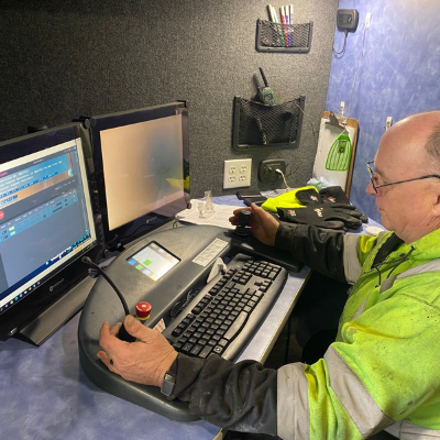 CCTV pipeline inspection.